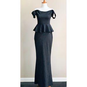 Black formal dress
